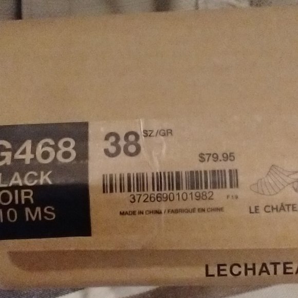 Le Chateau Black Suede Boots size 38 - Picture 4 of 6